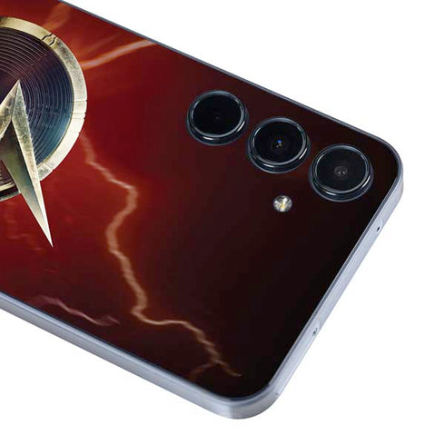 DC Comics The Flash Movie: Logo Poster Galaxy A35 5G Skin